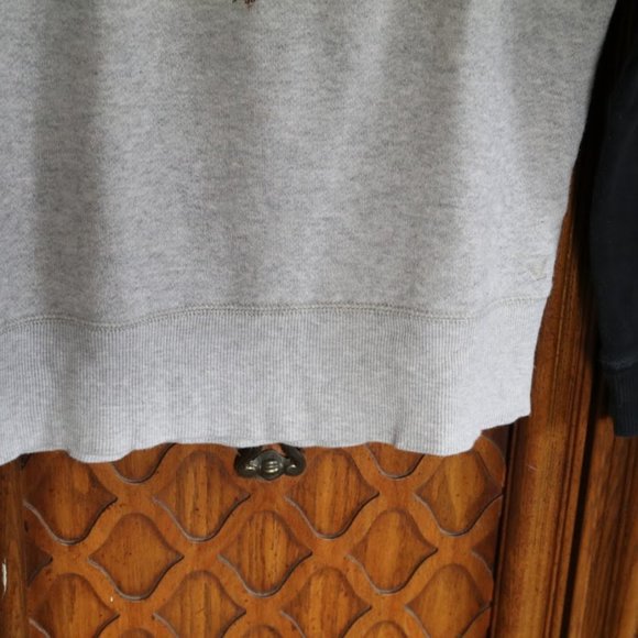 American Eagle Outfitters Vintage Raglan Sweater - Leopard print Eagle Logo - Picture 5 of 16